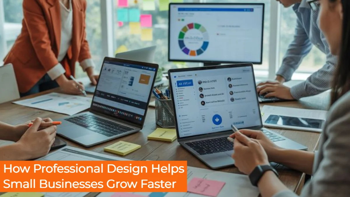 How Professional Design Helps Small Businesses Grow Faster