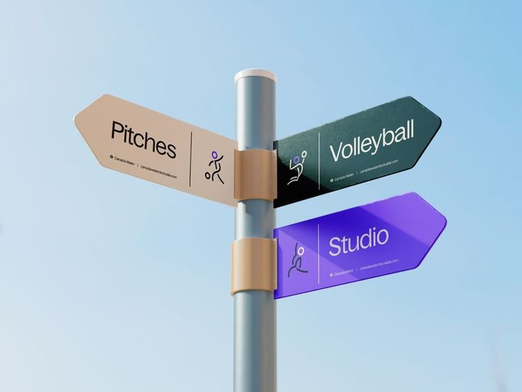 Sign board abu dhabi